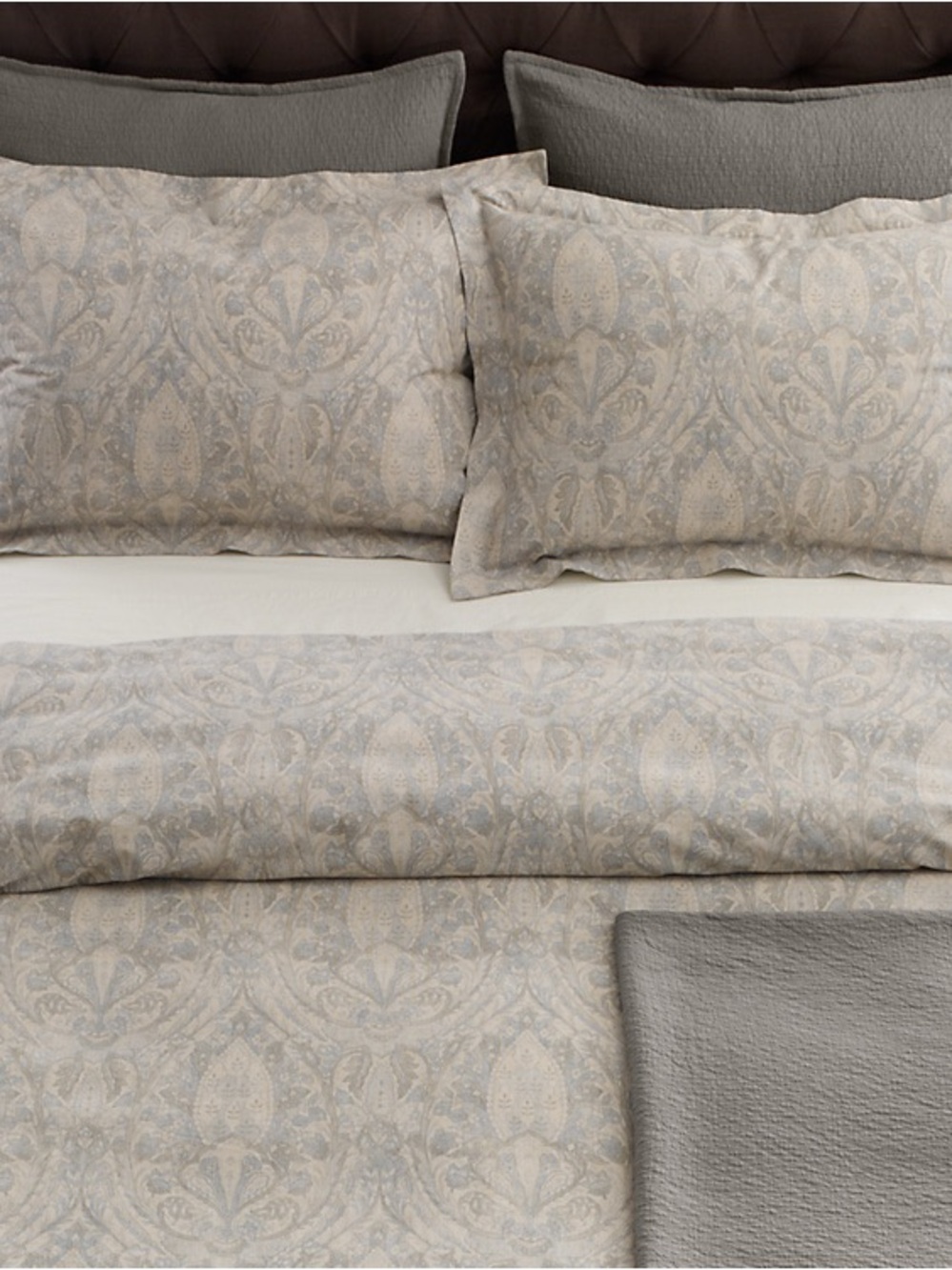 Restoration Hardware ITALIAN 19TH C. MEDALLION DUVET COVER Full Queen - Picture 2 of 4